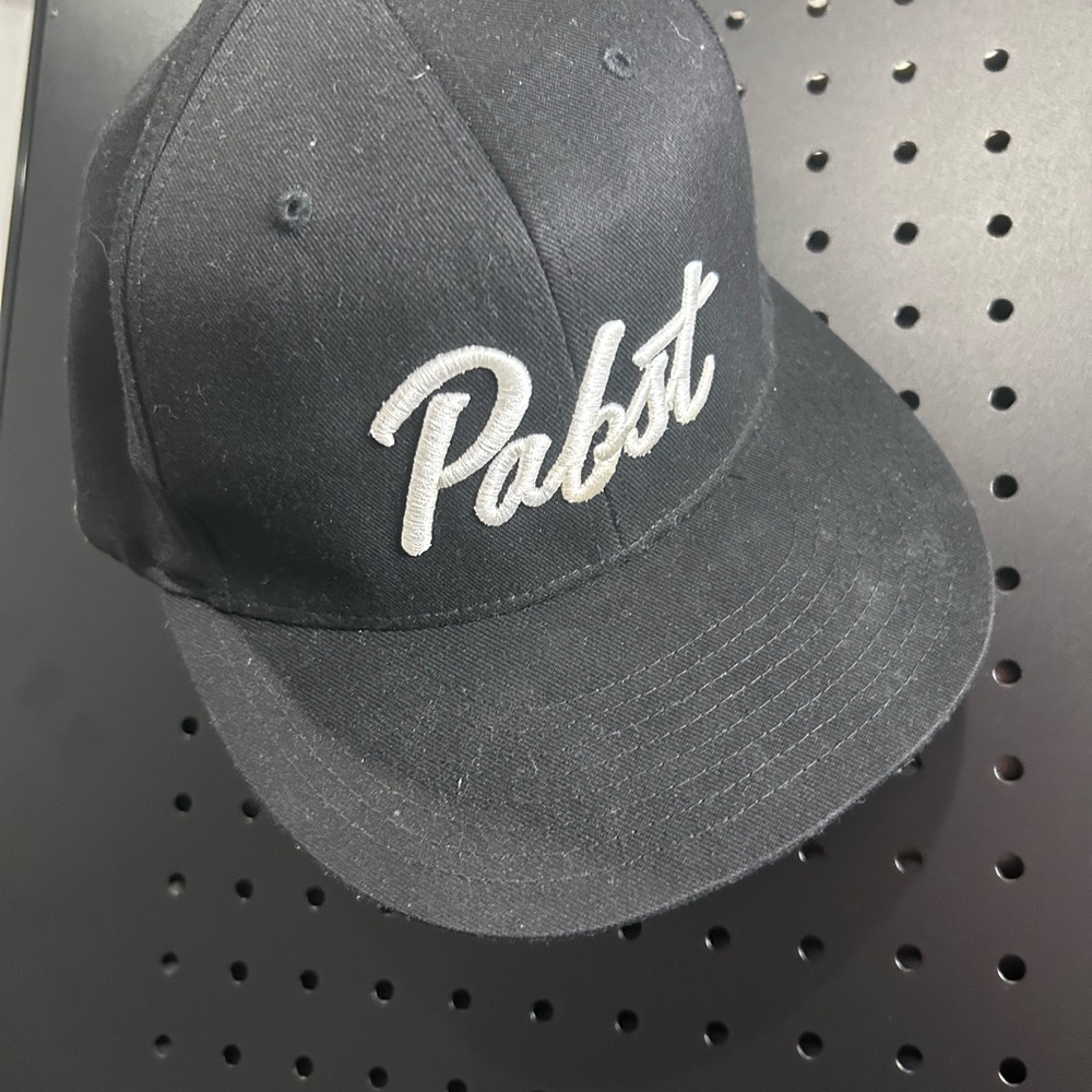 Pabst - PBR - Black Baseball Cap -  (Beer) (EUC)